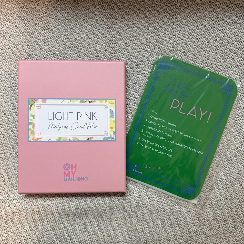 Oh My Mahjong New Accessories Card Folio and Shufflers